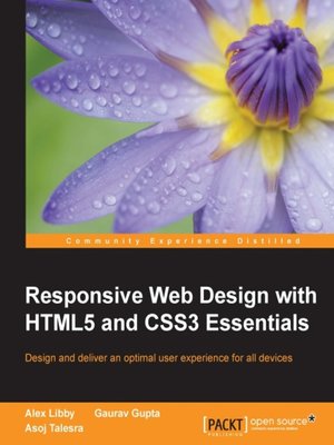 cover image of Responsive Web Design with HTML5 and CSS3 Essentials